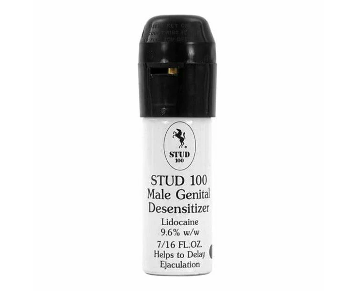 Stud 100 Male Genital Desensitizer Spray Intense Pleasure For Prolonged Intimacy Model X3 Men Enhanced Sensation Clear