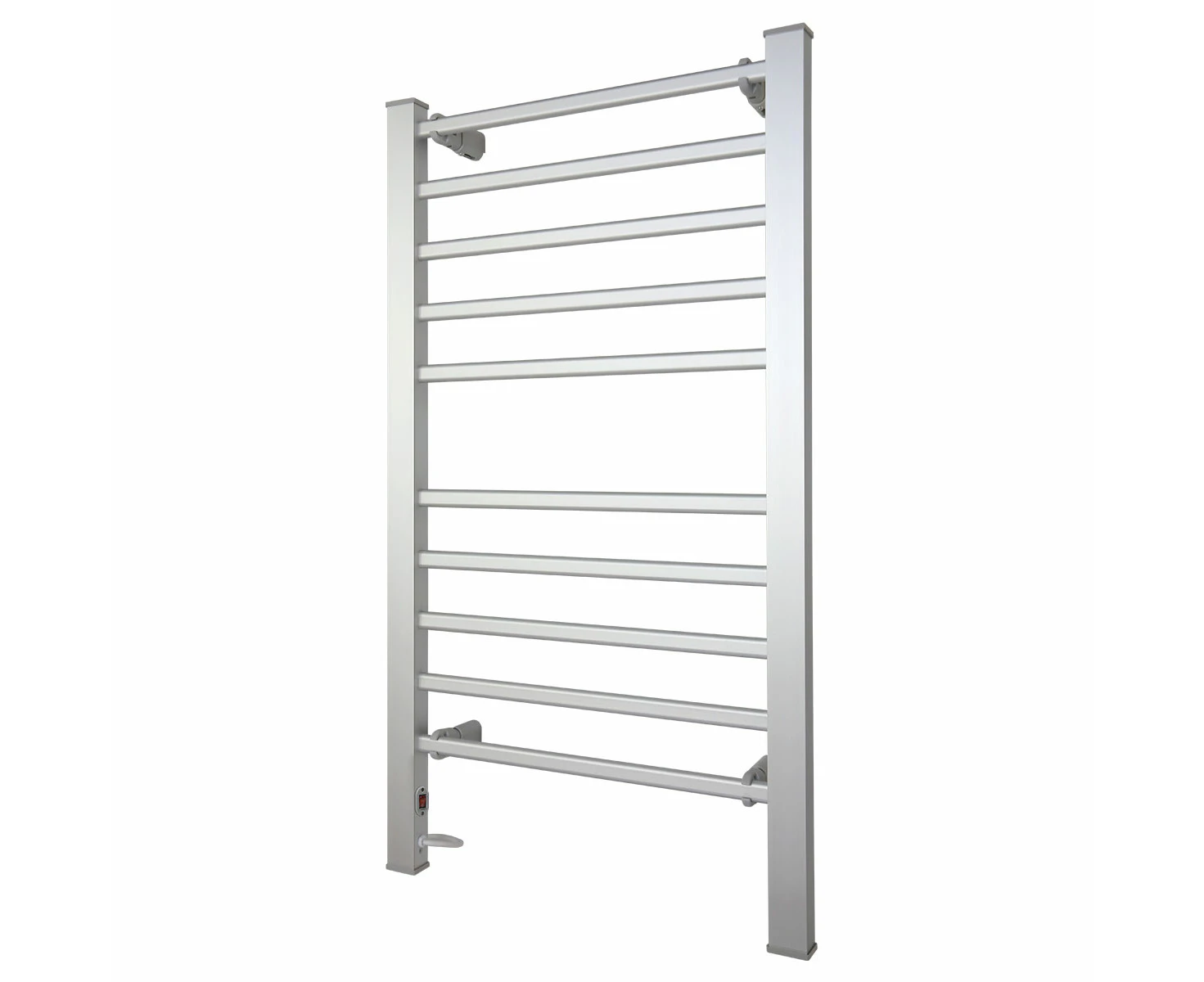 Pronti Heated Towel Rack Electric Rails Warmer 160 Watt- Silver