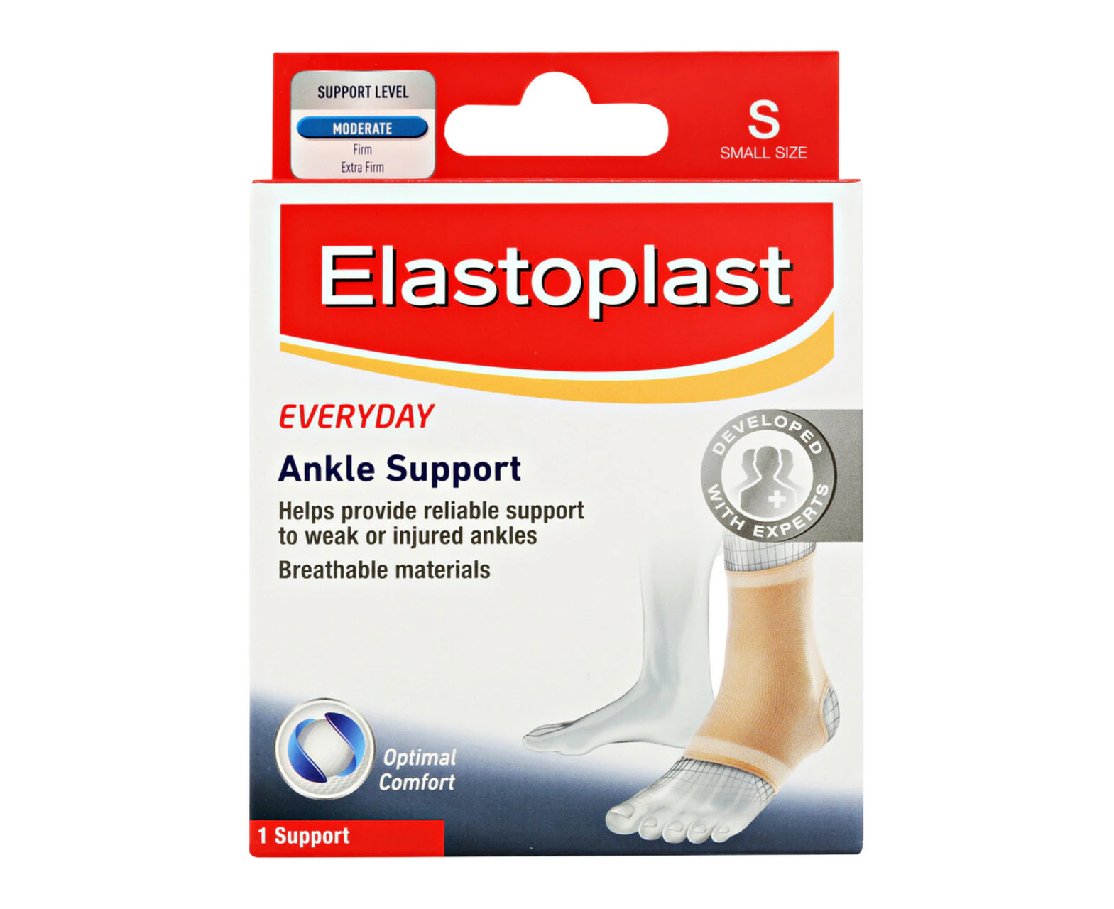 ELASTOPLAST SPORT ANKLE SUPPORT SMALL 1 EA