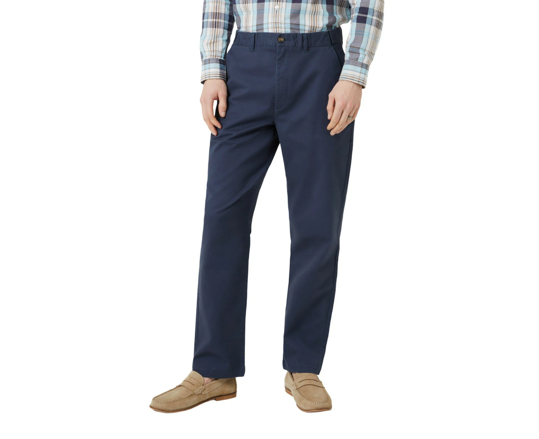 Maine Mens Premium Chino Trousers (Mid Blue) - DH7247