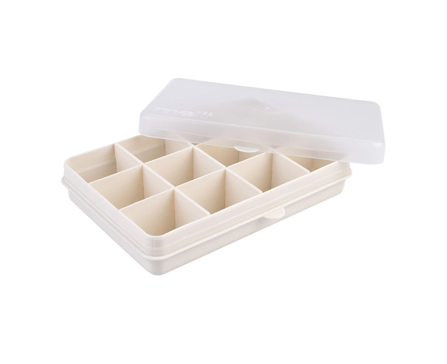 Melii Luxe 12 Compartment Snackle Box Ivory