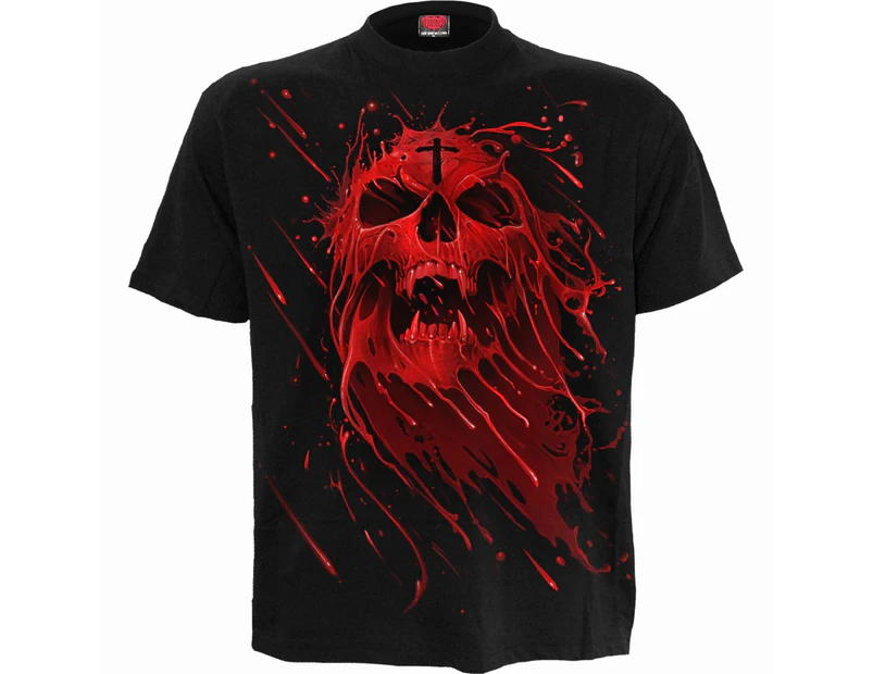 Spiral Direct Unisex Adult Pure Blood T-Shirt (Black) - HE2640