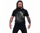 Spiral Direct Unisex Adult Celtic Wolf T-Shirt (Black) - HE2521