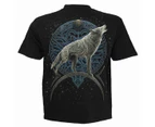 Spiral Direct Unisex Adult Celtic Wolf T-Shirt (Black) - HE2521