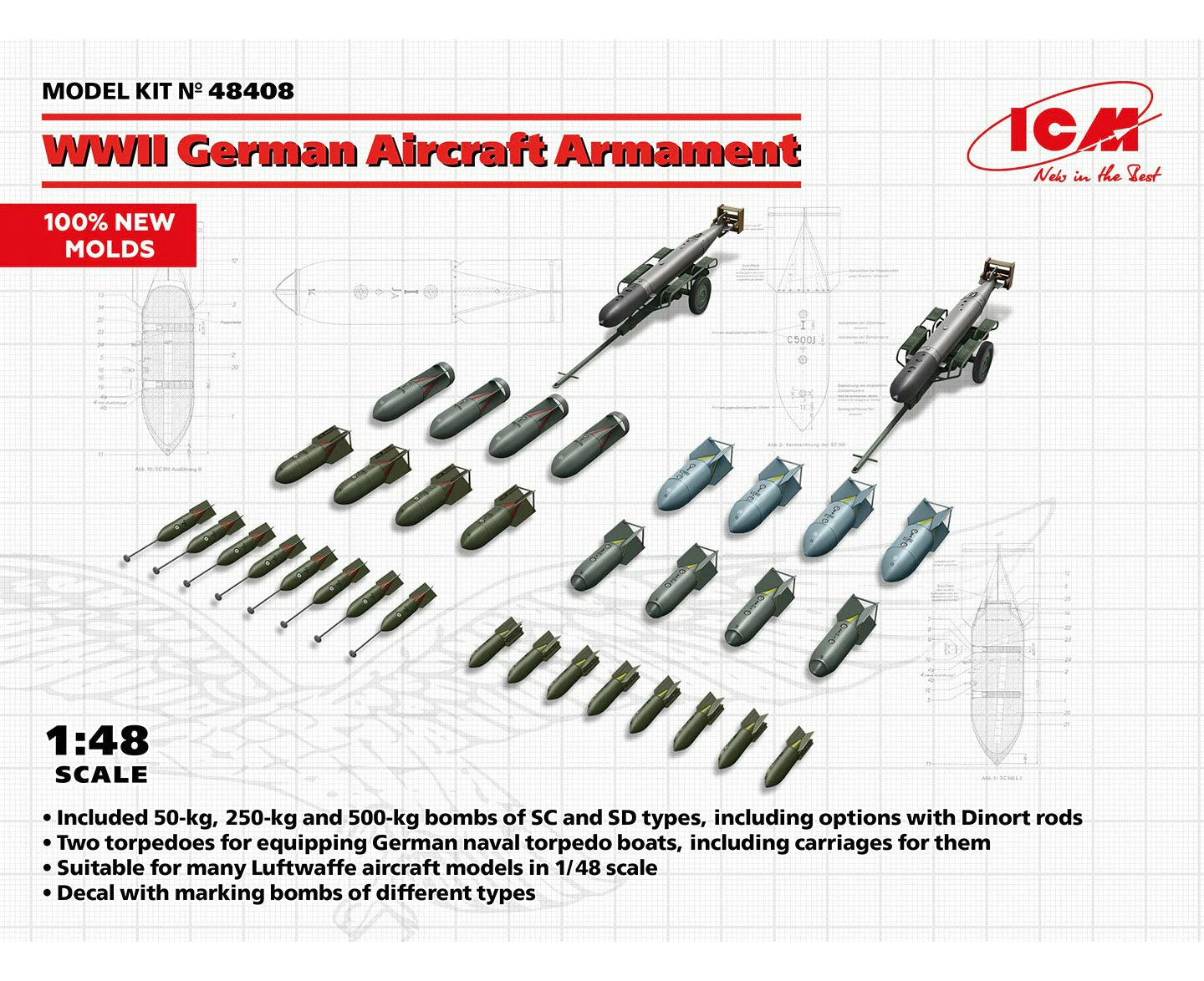 ICM 1:48 WWII German Aircraft Armament