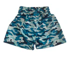 Boys Boardies - Blue Camo