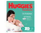 Huggies Newborn Nappies Size 1 Up to 5kg 108pk