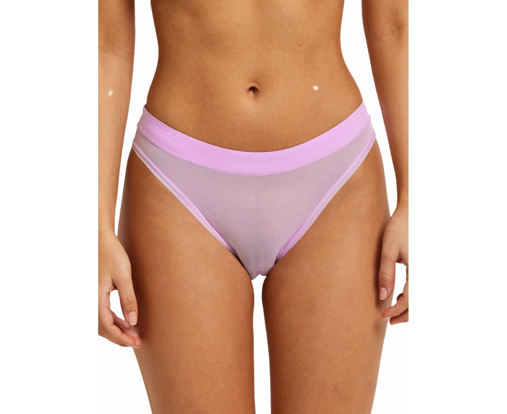 Kayser Be You High Cut Mesh Brief -  Cotton Candy