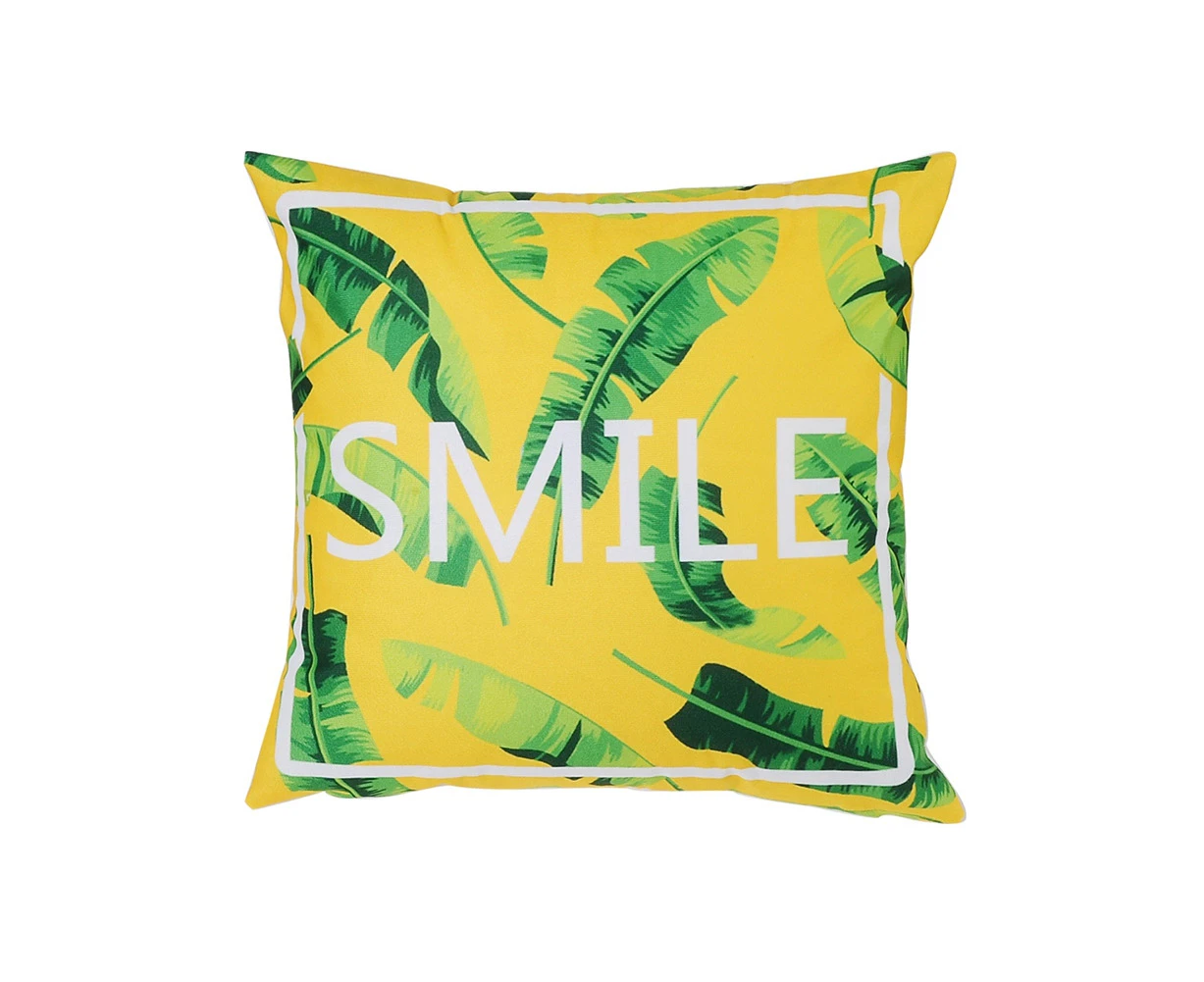 45*45Cm Fleece Pillowcase Home Sofa Car Decorative Beautiful Floral Printing Pillow Cover(#2)