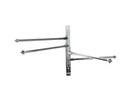 Rotary Bath Towel Bar Wall Mount Towel Holder Stainless Steel Towel Rack For Bathroom 4 Rods