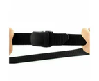 Outdoor Nylon Belt Women Men's Sport Military Waistband Canvas Web Belt  Black