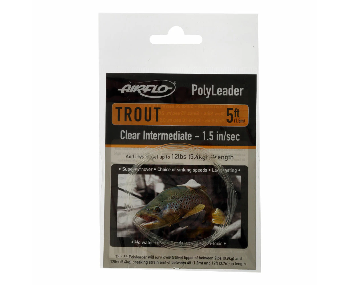 Airflo Trout Polyleader 5ft Clear Intermediate