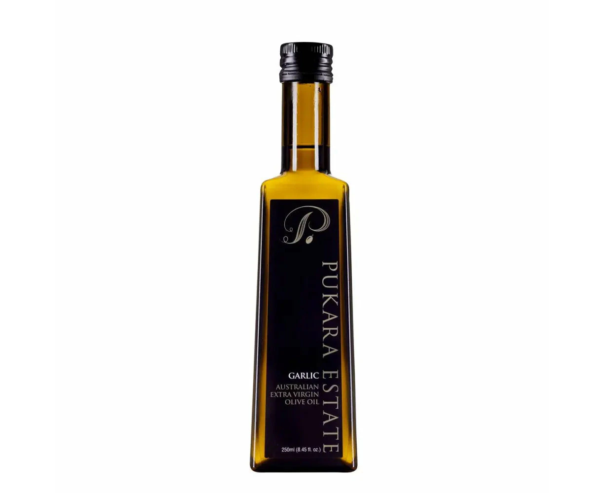 Pukara Estate Garlic Flavoured Australian Extra Virgin Olive Oil 250ml