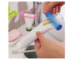 Useful Plastic Rolling Tube Squeezer Toothpaste Easy Dispenser Bathroom Holder-Yellow - Yellow