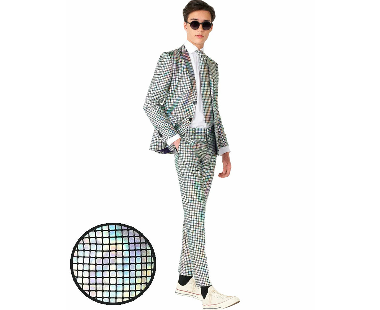 70s Opposuit Discoballer Premium Teen Boys Costume