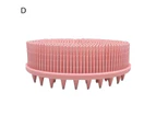 Bath Brush Soft Bristles Hanging Hole Design Non-Irritation Multipurpose Remove Dead Skin Silicone Bath Massage Scrubber Body Cleaning Brush Home Supplies