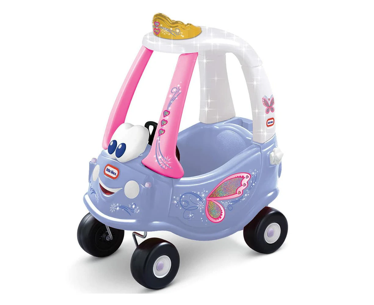 Little Tikes Fairy Cozy Coupe Car - Ride-on With Real Working Horn, Clicking Ignition Switch, & Fuel Cap - Ages 18 Months To 5 Years