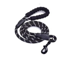 3M Pet Strong Rope Long Nylon Training Dog Puppy Leash Heavy Duty Recall Lead--Black