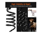 3M Pet Strong Rope Long Nylon Training Dog Puppy Leash Heavy Duty Recall Lead--Black