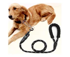 3M Pet Strong Rope Long Nylon Training Dog Puppy Leash Heavy Duty Recall Lead--Black