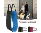 Portable Dog Sling Aid Assist Belt Walking Lifter Walking Aid Support Harness To Help Lift Rear(1pcs,gray)