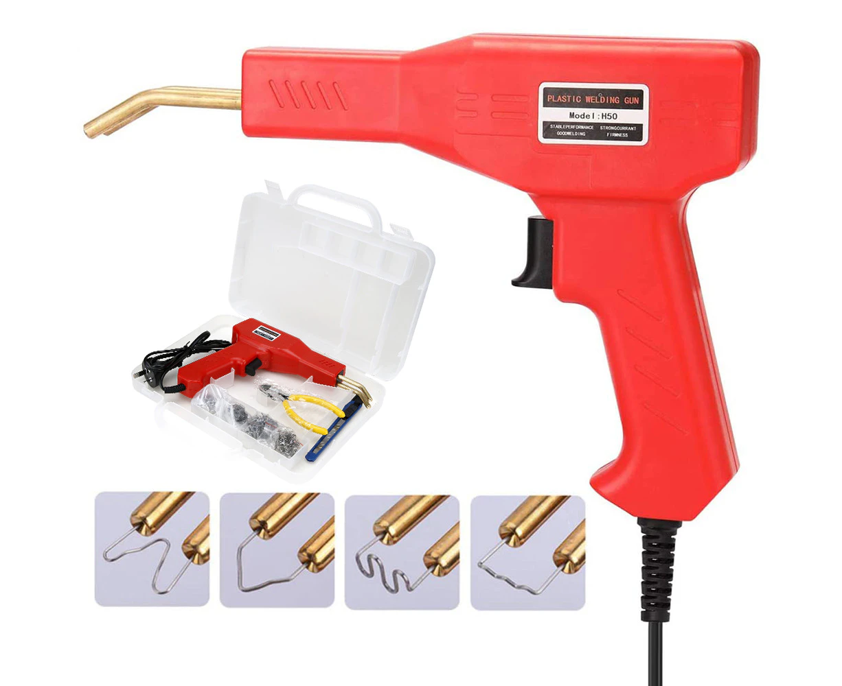 Auto Plastic Repair Welder Garage Welding Nails Kit Bumper Hot Stapler Machine