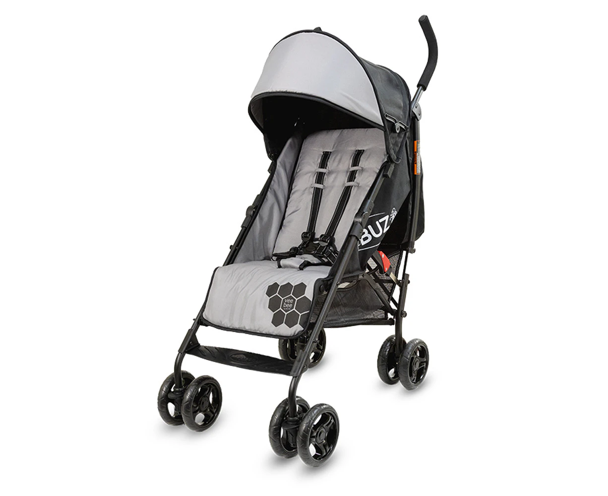 VeeBee Buz Toddler/Child 106cm Stroller Pram w/ Sun Cap/Cup Holder 0m+ Grey