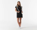 Tommy Hilfiger Women's Pineapple Corp Logo Polo Dress - Dark Sable