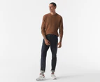 Tommy Hilfiger Men's Rectangular Structure Crewneck Jumper - Desert Khaki