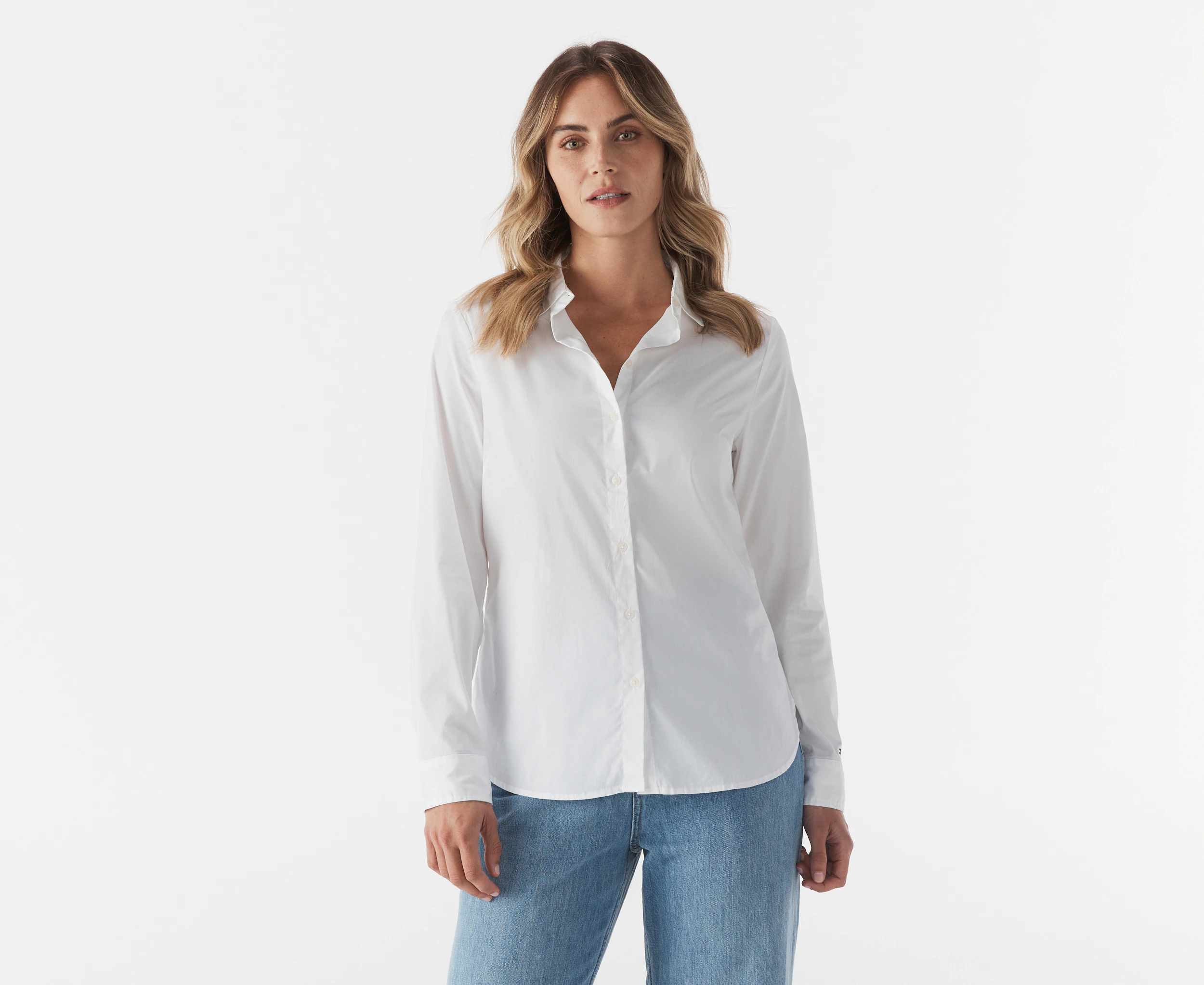 Tommy Hilfiger Women's Heritage Shirt - Optic White