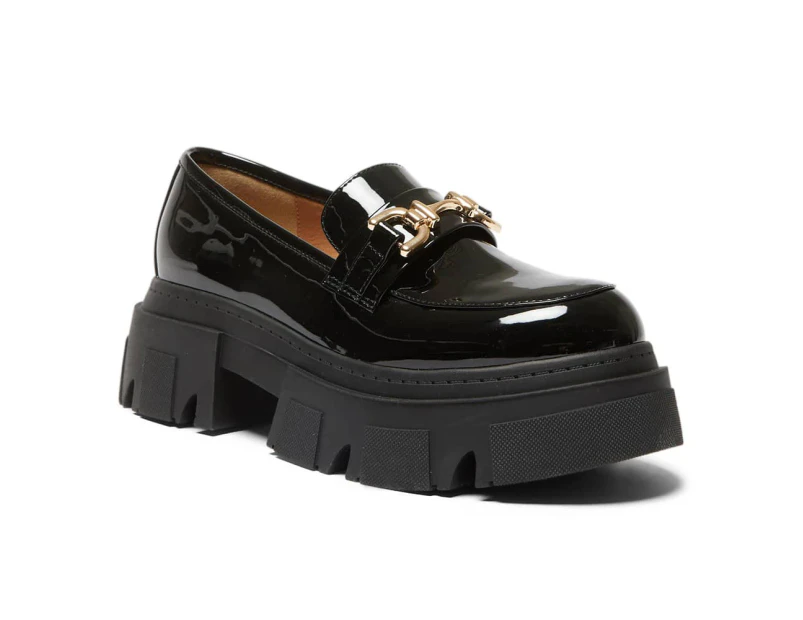 Womens Footwear Ravella Rampage Black Patent Loafer