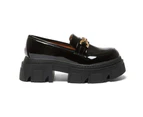 Womens Footwear Ravella Rampage Black Patent Loafer