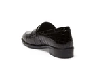 Womens Footwear Sandler Infinity Black Patent Croc Loafer