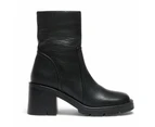 Womens Footwear Sandler Damon Black Glove Boot