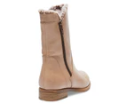 Womens Footwear Sandler Baldwin Taupe Glove Boot