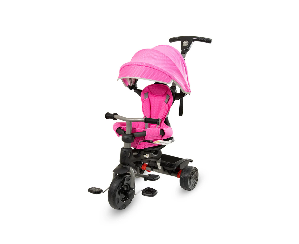 Vee Bee Explorer Multi Stage Toddler/Children Pedal Trike Ride-On Pink 10-36m