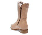 Womens Footwear Sandler Baldwin Taupe Glove Boot