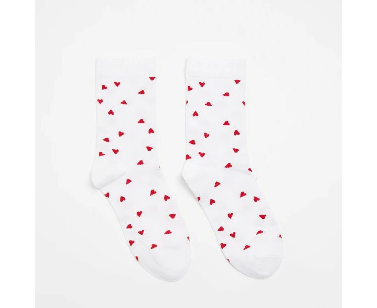 Womens Printed Crew Socks - AC-Lab