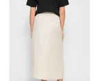 Target Maternity Linen Blend Skirt