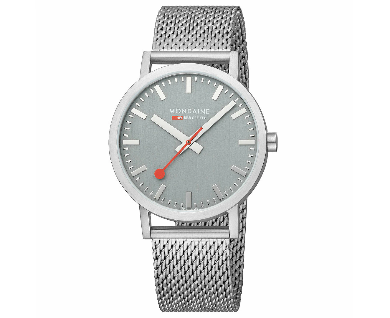 Mondaine Official Swiss Railways Classic Grey 40mm Watch