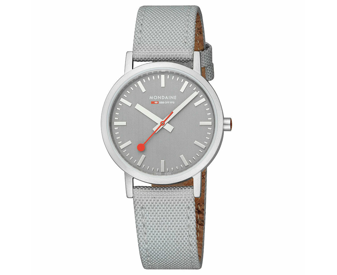 Mondaine Official Swiss Railways Classic Grey 36mm Watch