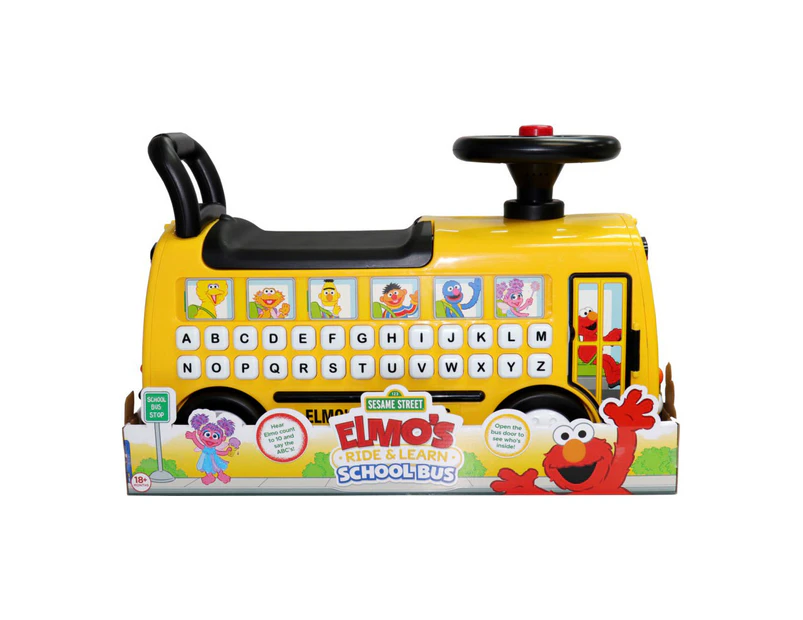 Elmos Ride & Learn School Bus