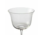 4 Clear Linear Cocktail Glasses - Anko