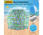 Costway Beach Umbrella Tent, UPF50+ Sun Protection, Outdoor Pop up Sunshade Tent, Yard