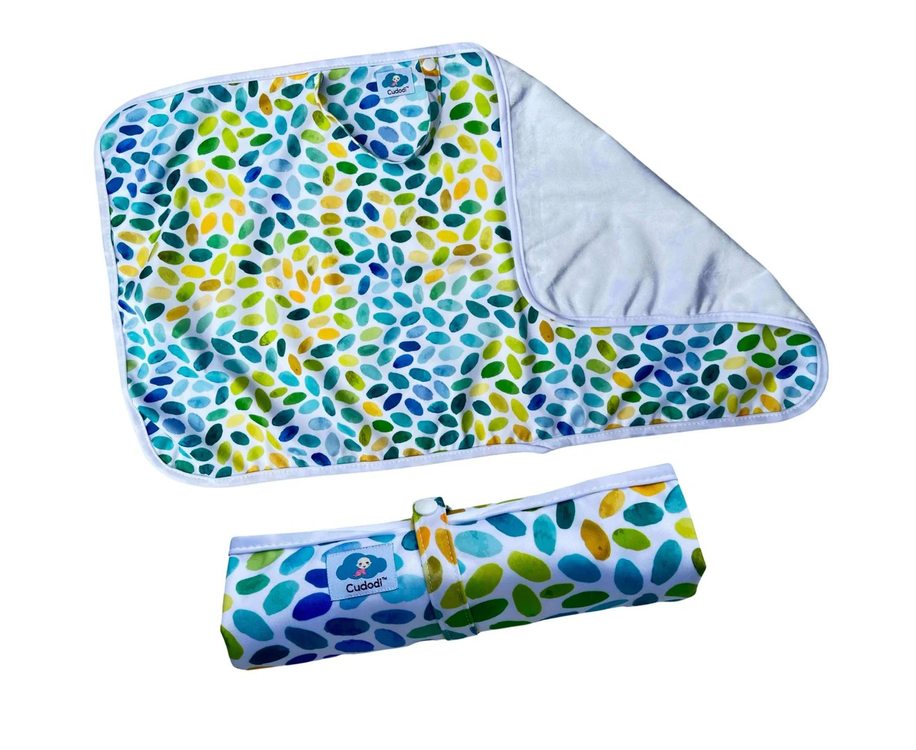 Cudodi Portable Waterproof Baby Change Mat - Baby Leaves