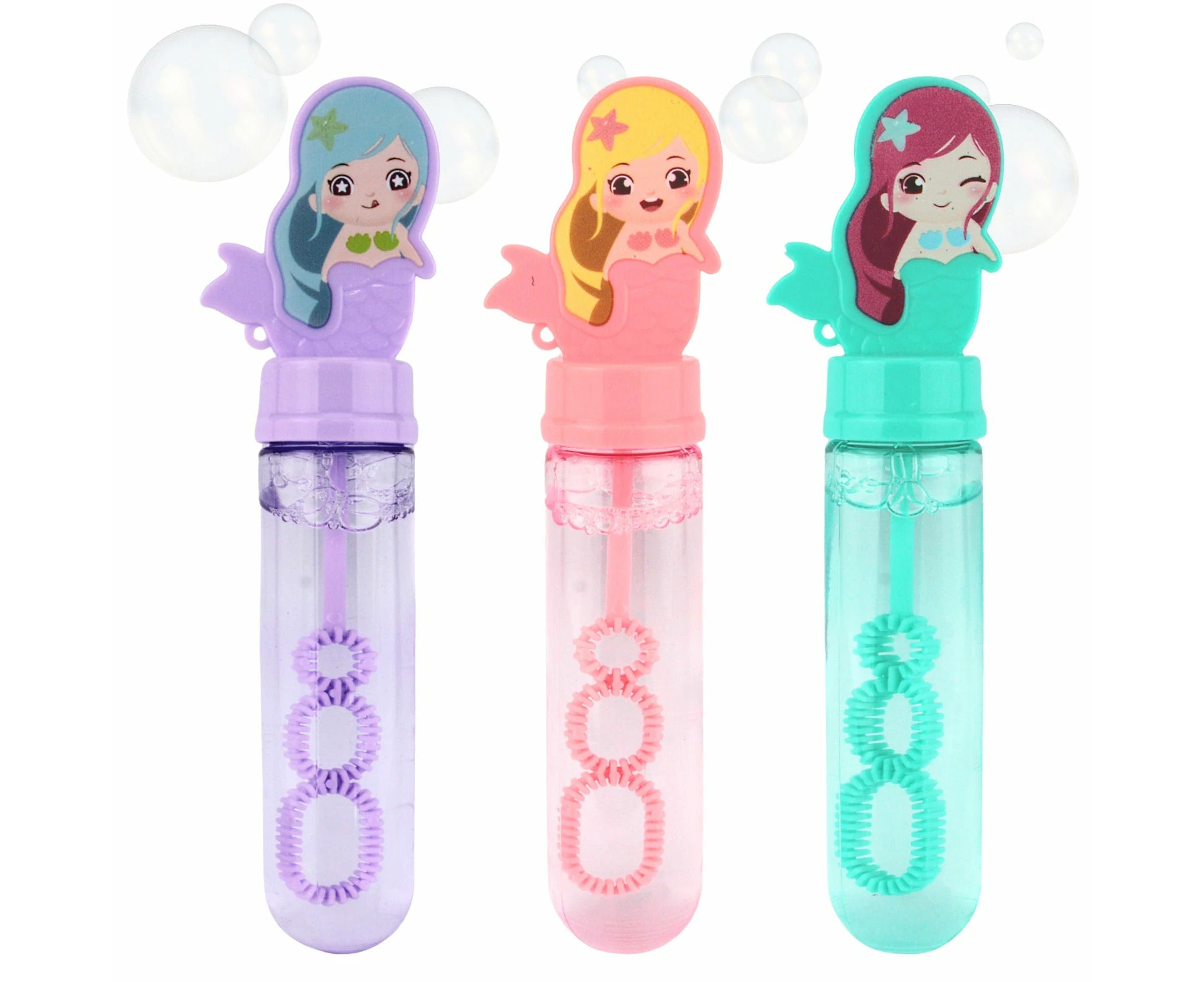 Pack of 3 Mermaid Bubble Tubes