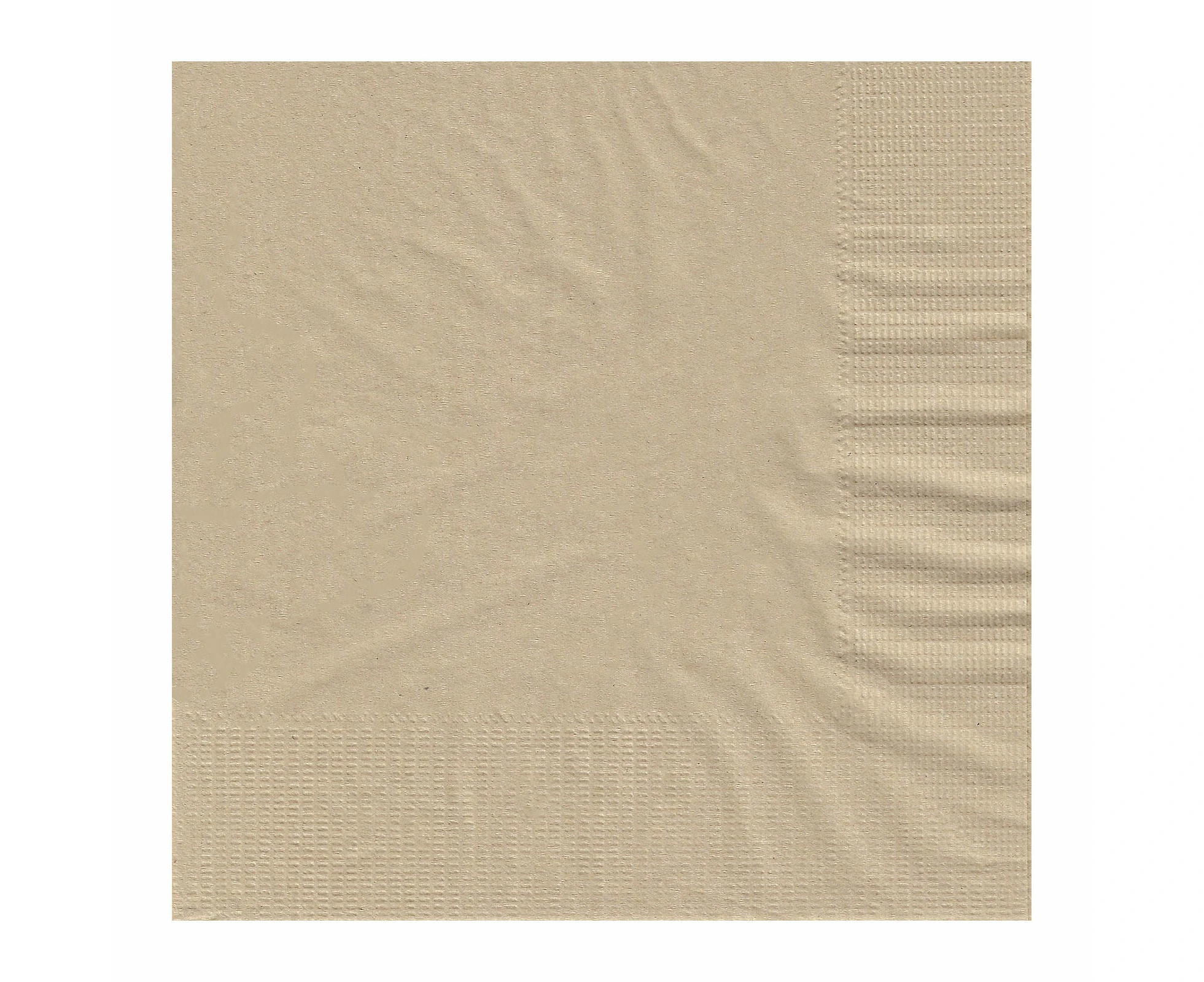 Natural Kraft Beverage Napkins / Serviettes (Pack of 100)