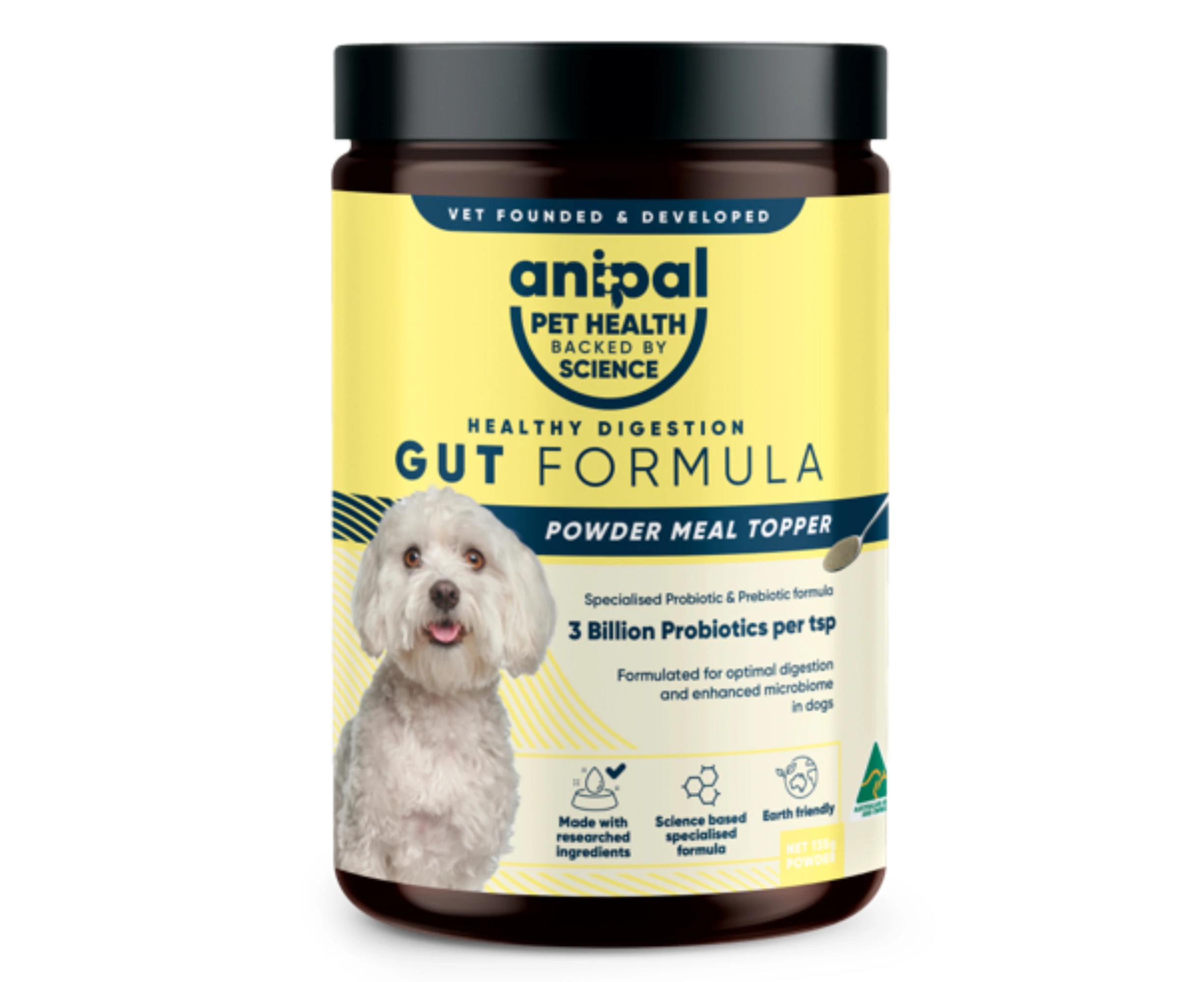 Anipal Gut Formula 135g - Powder Meal Topper