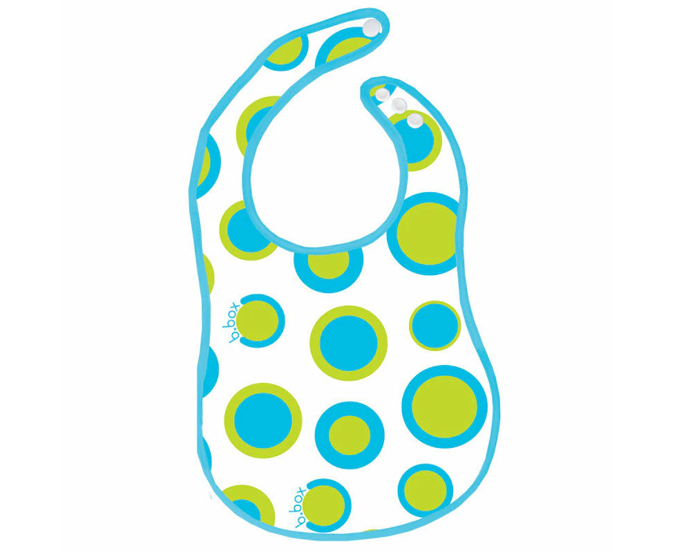 b.box Flat Baby Bib Retro Circles