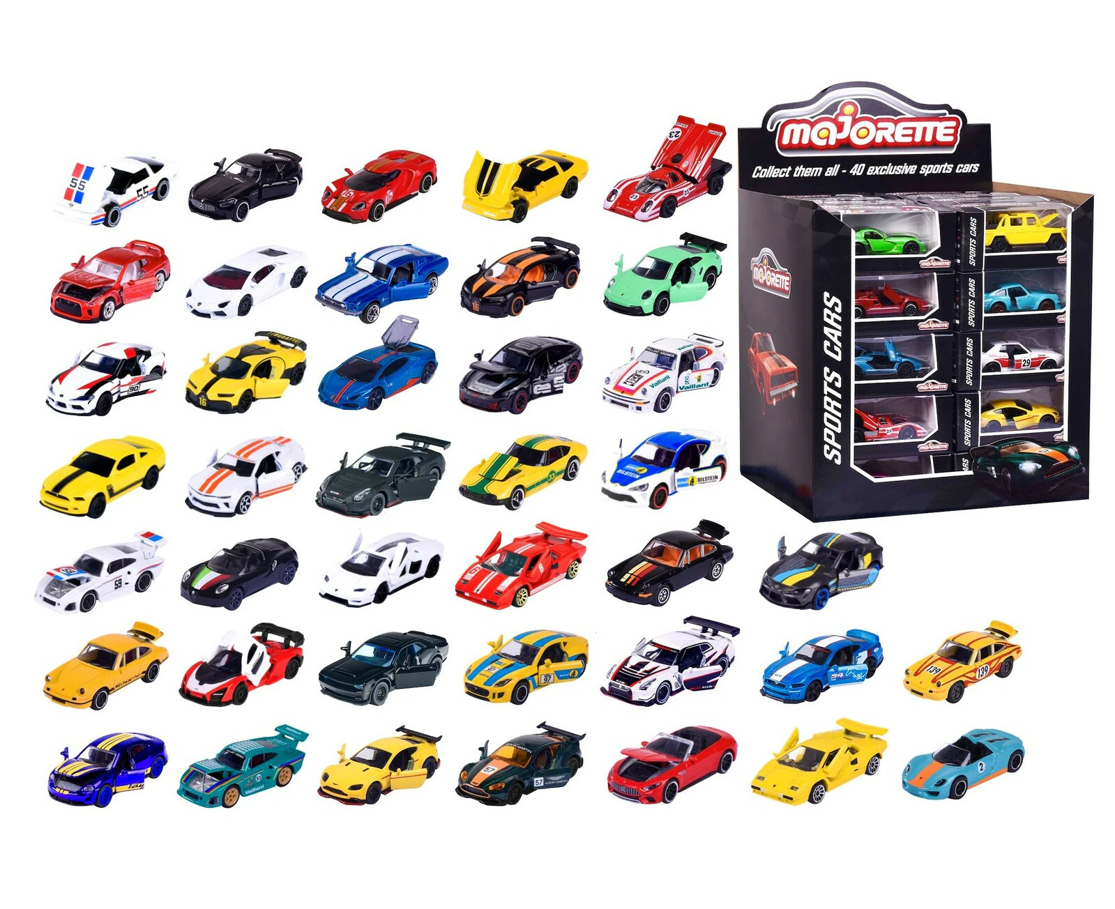 Majorette Sports Cars With Display Box Assorted